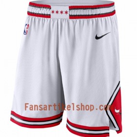 NBA Chicago Bulls Herren Shorts Weiß Nike Swingman